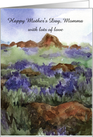 Happy Mother’s Day Lupine Desert Wildflowers Custom card