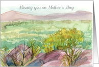 Missing You on Mother’s Day Desert Landscape Plants card