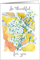 Happy Mother's Day Thankful For You Spring Flowers