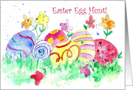 Easter Egg Hunt Party Invitation card