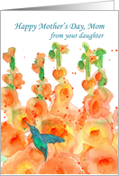 Happy Mother’s Day From Daughter Hummingbird card