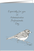 Especially For You Administrative Professionals Day card