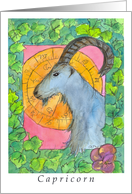 Happy Birthday Capricorn Star Sign Astrology card