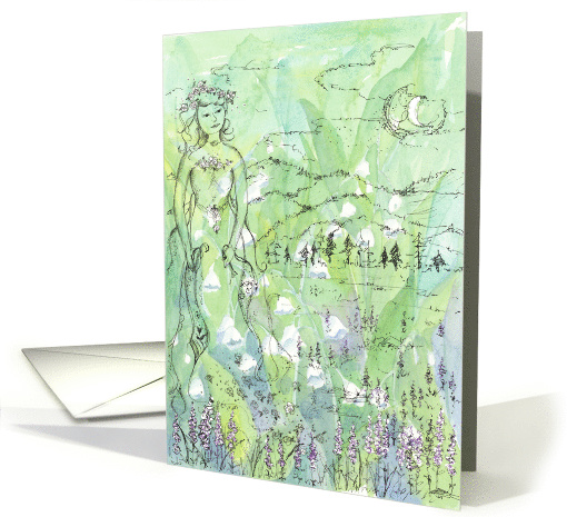 Happy Birthday Fairy Lily of the Valley Collage card (653833)