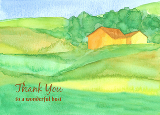 Thank you To A Wonderful Host Country Home Landscape