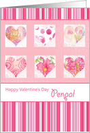 Happy Valentine’s Day Pen Pal Heart Collage card