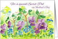 Happy Mother’s Day Secret Pal Watercolor Violets card