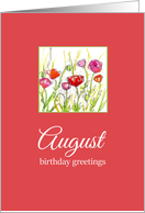 August Birthday...