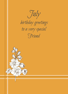 July Happy Birthday...