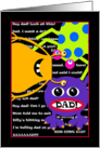 Dad Happy Father’s Day, Whimsical Monsters card