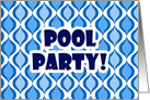Pool Party!! Party Invitation card