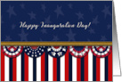 Happy Inauguration Day in the United States Patriotic Banner card