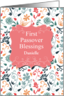 First Passover Blessings You Customize the Name card