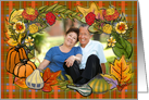 Pumpkins, Gourds and Marigolds, Any Occasion Photo Card