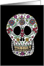 Decorated Skull, Sugar Skull, Blank Inside card