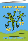 Leapin’ Lizards! Leap Year Birthday 32 Years Old card