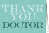 National Doctors’ Day Thank You Doctor card
