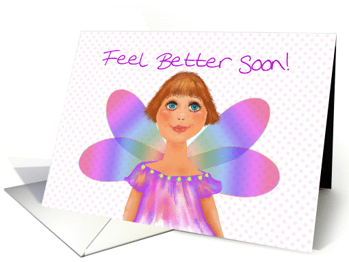 Feel Better Soon! From the Hospital Fairy, Health Encouragement card