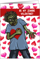 Be My Zombie Valentine? Cute and Creepy Zombie Valentine’s Card
