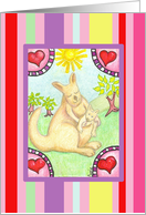 Baby’s First Valentine, Kangaroo Valentine Card, Hearts, Kangaroo Baby card