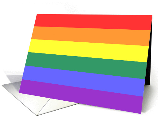 I'm Gay! Coming Out Announcement, Rainbow Colors, Gay Pride card
