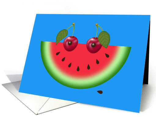 Encouragement Card, Watermelon Smile, Cherry Eyes,... (1428806)