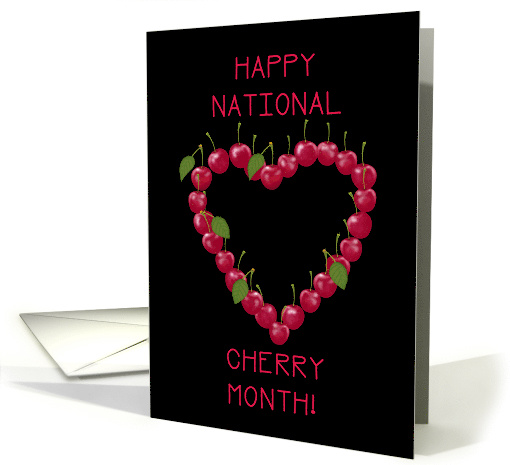 Happy National Cherry Month! Heart Shaped Cherries,... (1466426)