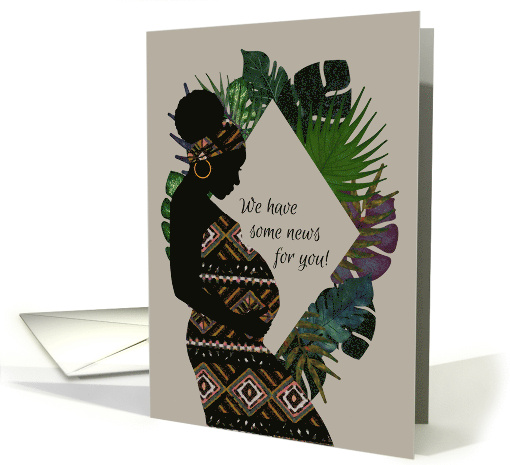 Baby Gender Neutral Announcement African Head Wrap Mother... (1670706)