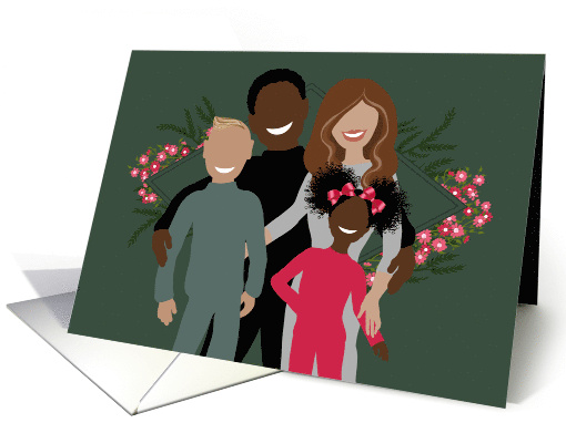 Happy Family Mixed Marriage Interracial Blended Family... (1670744)