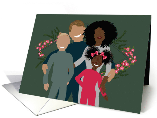 Happy Family Mixed Marriage Interracial Blended Family... (1670746)
