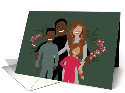 Happy Family Mixed Marriage Interracial Blended Family... (1670870)