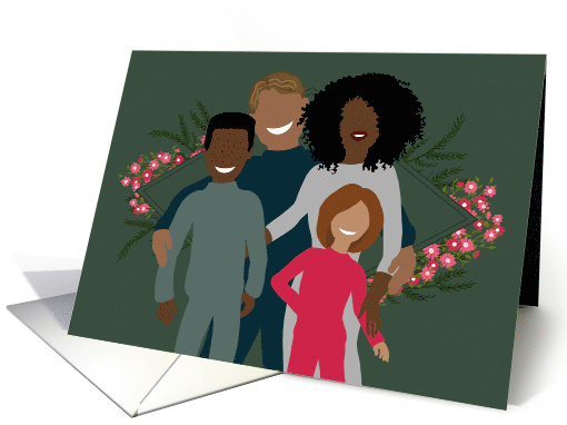 Happy Family Mixed Marriage Interracial Blended Family... (1670872)