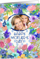 Mother’s Day Watercolor Floral Frame You Customize card