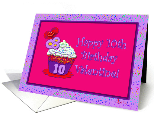 Happy 10th Birthday Valentine! card (337013)