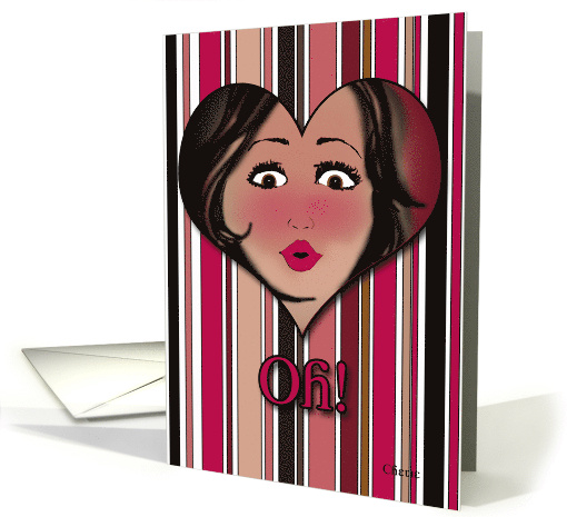 Adult Oh Valentine Birthday Play on Words card (356123)