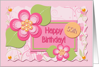 Happy 55th Birthday! card