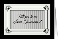 Will You Be Our Junior Groomsman? card