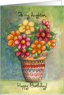 Happy Birthday Daughter card