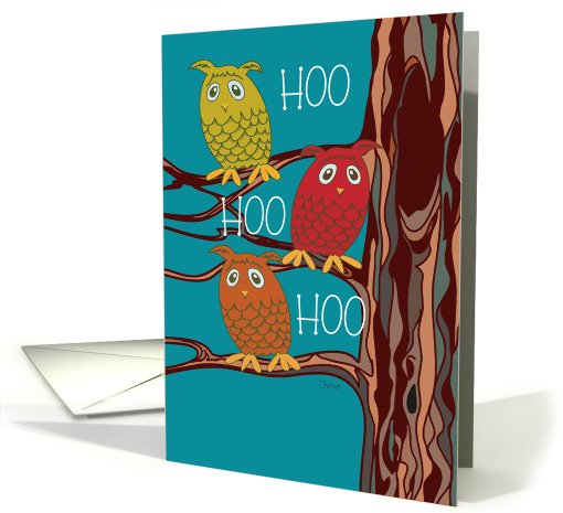 Owls Birthday card (488847)