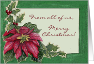 From All Of Us, Merry Christmas! card