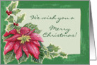 We Wish You A Merry Christmas! card