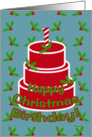 Happy Christmas Birthday 1 Year card