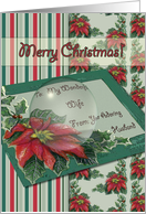 Merry Christmas To Wife From Husband card