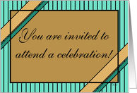Invitation To A Celebration - Kidney Transplant Anniversary card