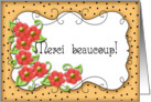 Merci Beaucoup! Thank You! French card