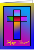 Happy Easter Cross card