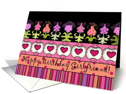 Happy Birthday Girlfriend! card (590610)