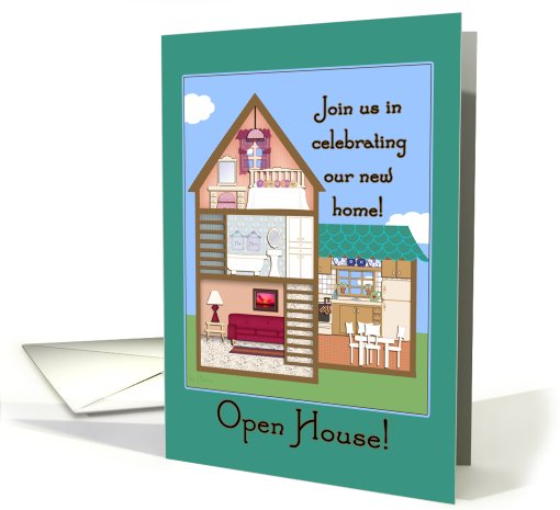 Open House Invitations New Home card (611288)