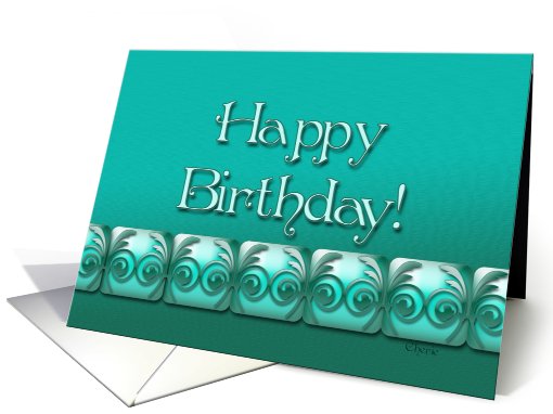 Happy Birthday card (612503)