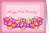 Happy 70th Birthday card